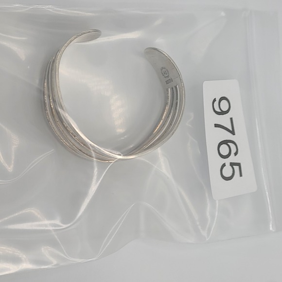 Vintage‎ Taxco Bracelet Sterling Silver Mexican Cuff  Size 6.5 - Picture 13 of 13
